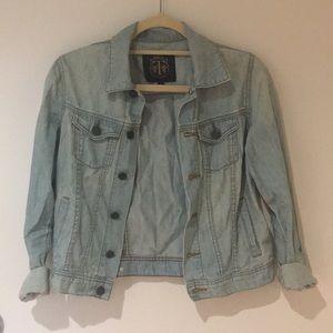Talbots Distressed Jean Jacket